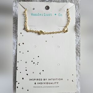 Harlow Curb Chain Gold Bracelet with Crystal Accents